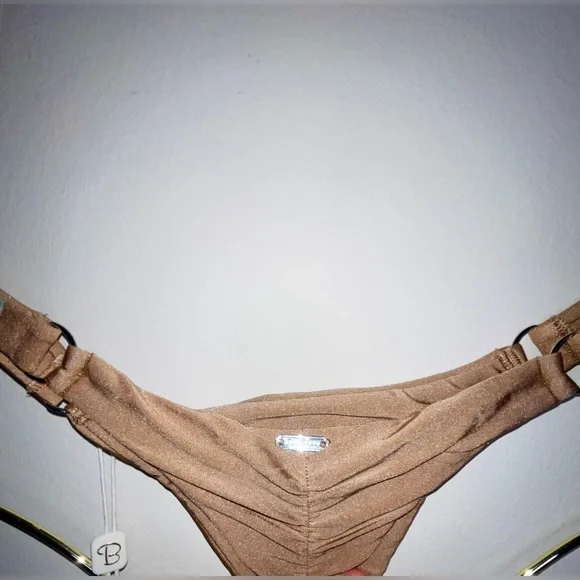 Beach Bunny Swimwear - Bikini Bottom & Square Rhinestones - New with tag - Large